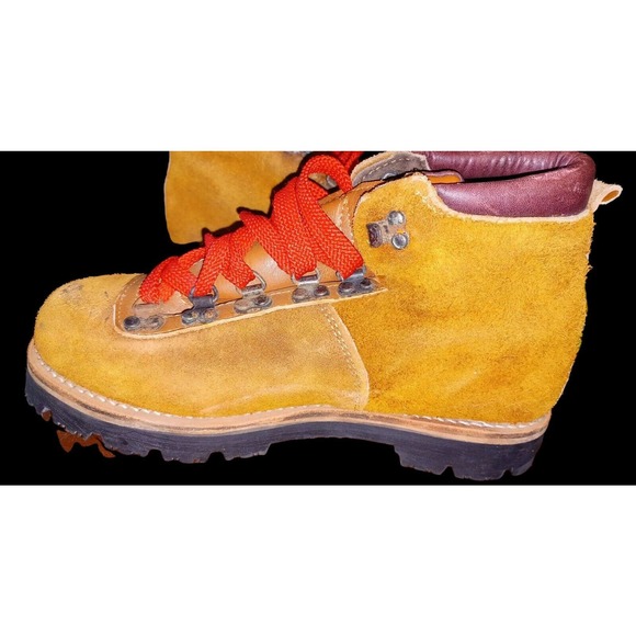 Vintage Lasco Log Master Insulated Brown Suede Leather Hiking Boots US Men's 8 - Picture 6 of 6